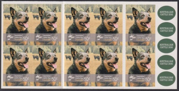 AUSTRALIA - 2008 'WORKING DOGS - Australian Cattle Dog' Self Adhesive Booklet Mint [E5378]