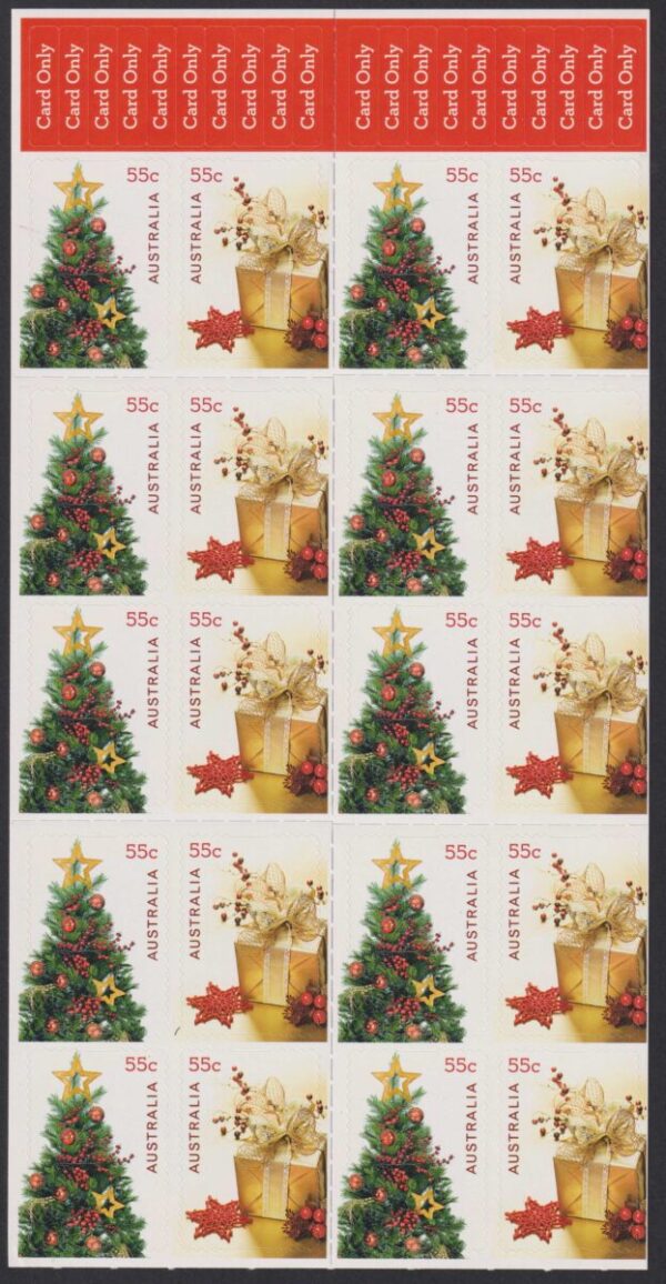 AUSTRALIA - 2011 'CHRISTMAS' 2nd Issue Self Adhesive Booklet Mint [E5358]