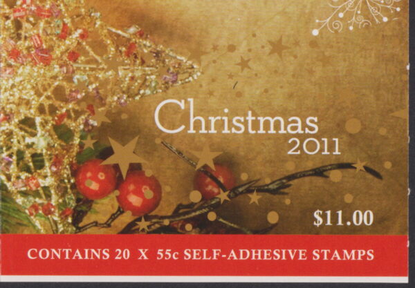 AUSTRALIA - 2011 'CHRISTMAS' 2nd Issue Self Adhesive Booklet Mint [E5358]