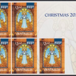 AUSTRALIA - 2022 'CHRISTMAS - Angel' International Self Adhesive Booklet Pane Mint [E5283]