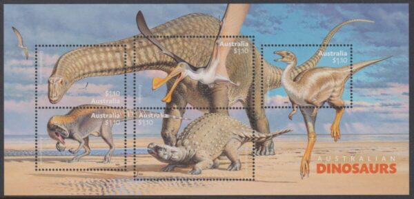 AUSTRALIA - 2022 'DINOSAURS' Miniature Sheet MNH [E5266]