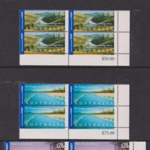 AUSTRALIA - 2001 'PANORAMAS OF AUSTRALIA' Series II International Corner Set of 4 MNH [E5287]