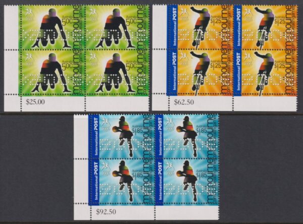 AUSTRALIA - 2006 'COMMONWEALTH GAMES - Melbourne' Set in Corner Blocks MNH [E5448]