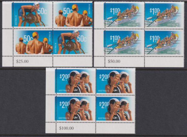 AUSTRALIA - 2007 'YEAR OF THE SURF LIFESAVER' Set in Corner Blocks MNH [E5442]