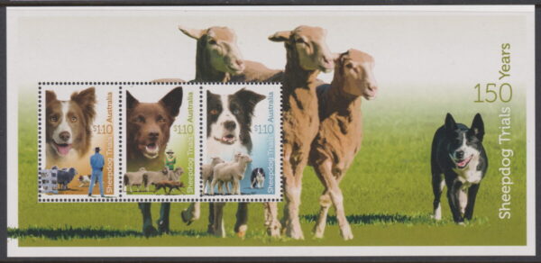 AUSTRALIA - 2022 '150 YEARS of SHEEPDOG TRIALS' Miniature Sheet MNH [E5234]