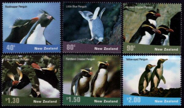 NEW ZEALAND - 2001 'NZ PENGUINS' Set of 6 MNH [E5610]