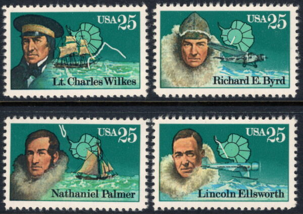 USA - 1988 'ANTARCTIC EXPLORERS' Set of 4 MNH [E5626]