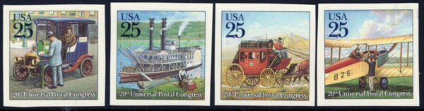 USA - 1989 'CLASSIC MAIL TRANSPORT' Set of 4 MNH [E5655]