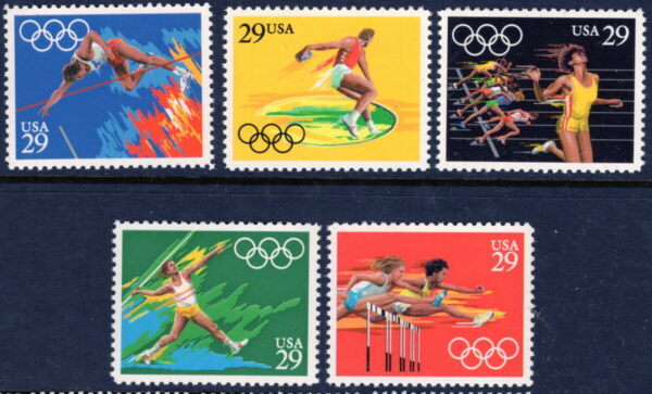 USA - 1991 'BARCELONA OLYMPICS' Set of 5 MNH [E5642]