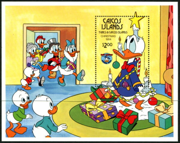 DISNEY - CAICOS ISLANDS - 1983 'CHRISTMAS' Miniature Sheet MNH [E6012]