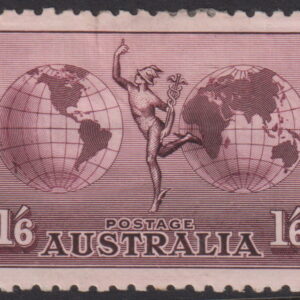 AUSTRALIA - 1934 1/6d HERMES Air Mail  SG 153 MH Cv £45 [E5987]