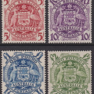 AUSTRALIA - 1948 Set to £2 ARMS  SG 224a/d MNH Cv £140 [E5988]