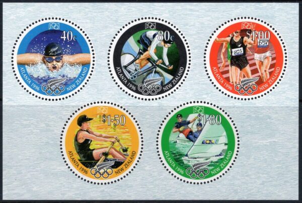NEW ZEALAND - 1996 'OLYMPIC GAMES ATLANTA'' Miniature Sheet MNH [E6317]
