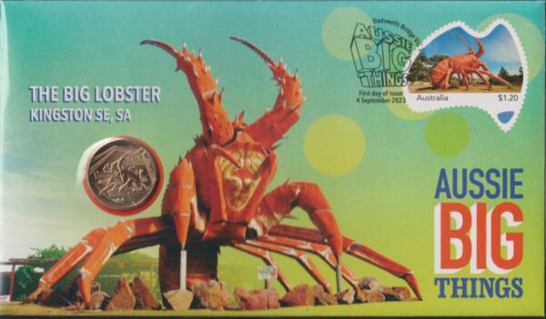 AUSTRALIA - 2023 'AUSSIE BIG THINGS - Big Lobster' PNC RAM $1 Coin [E6748]