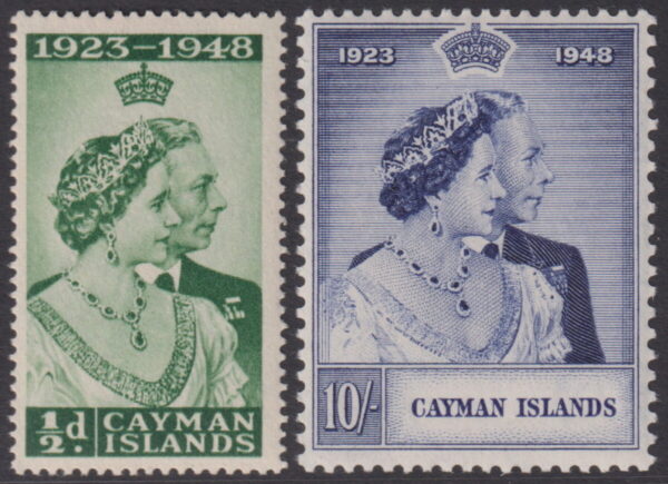 Cayman Is. - 1948 Silver Wedding Set SG 129/30 MNH Cv £ 24 [E6387]