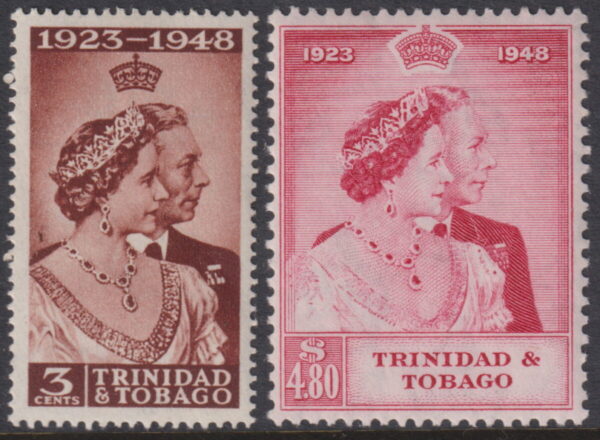 Trinidad+Tobago - 1948 Silver Wedding Set SG 255/260 MNH Cv £ 30 [E6427]