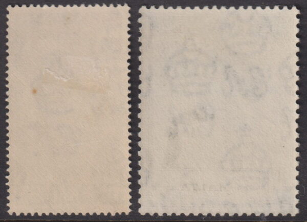 Malta - 1948 Silver Wedding Set SG 249/50 MLH Cv £ 38 [E6451]