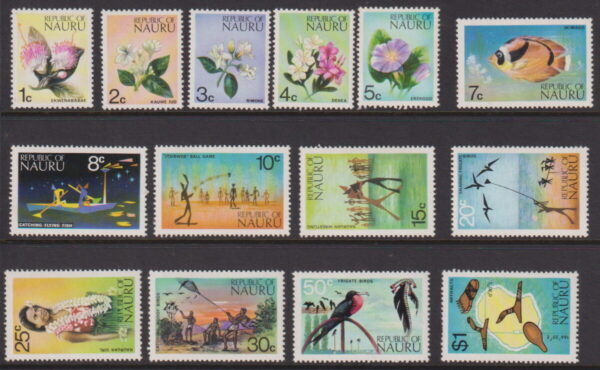 NAURU - 1973  Set to $1 Frigate Bird  SG 99/112 MNH Cv £5 [E6469]