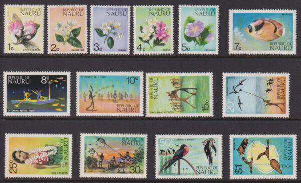 NAURU - 1973  Set to $1 Frigate Bird  SG 99/112 MNH Cv £5 [E6470]