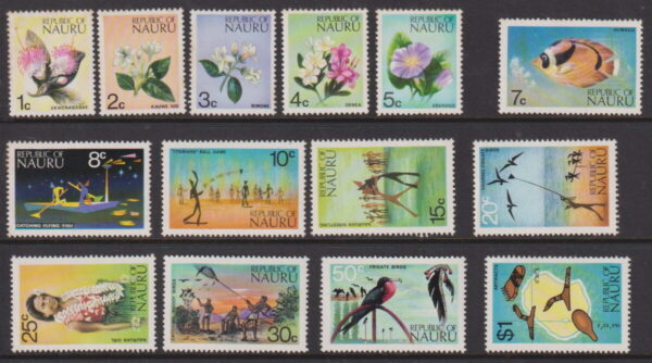 NAURU - 1973  Set to $1 Frigate Bird  SG 99/112 MNH Cv £5 [E6471]