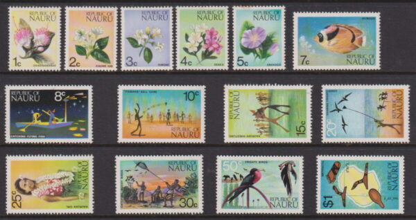 NAURU - 1973  Set to $1 Frigate Bird  SG 99/112 MNH Cv £5 [E6472]