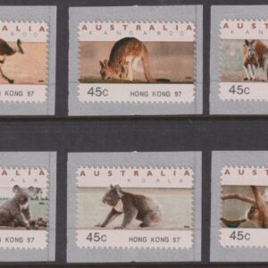 AUSTRALIA CPS - 1995 Set to 45c HONG KONG 96  BW 1808 MNH Cv $8 [E6483]