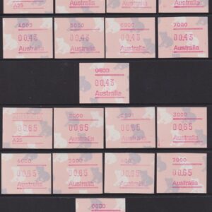 AUSTRALIA FRAMAS - 1990 $1.20 KOALA set x 21  BW 1494 MNH Cv $81 [E6492]
