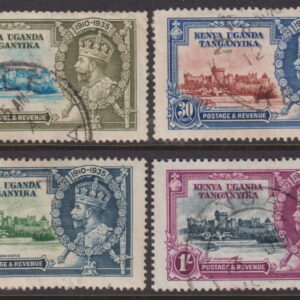 KUT. - 1935 Silver Jubilee Set SG 124/27 FU Cv £ 9 [E6553]