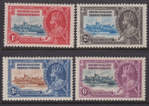 Bechuanaland - 1935 Silver Jubilee Set SG 111/14 MH Cv £ 12 [E6568]