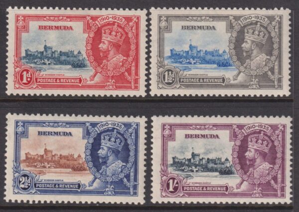 Bermuda - 1935 Silver Jubilee Set SG 94/7 MH Cv £ 22 [E6569]