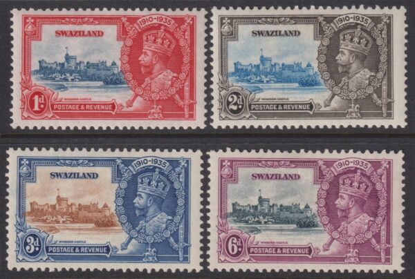 Swaziland - 1935 Silver Jubilee Set SG 21/24 MLH Cv £ 5 [E6599]