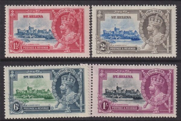 Saint Helena - 1935 Silver Jubilee Set SG 123/27 MLH Cv £ 30 [E6624]