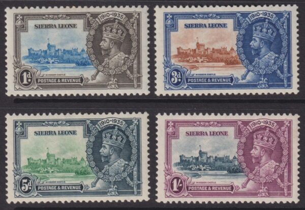 Sierra Leone - 1935 Silver Jubilee Set SG 181/84 MLH Cv £ 26 [E6634]