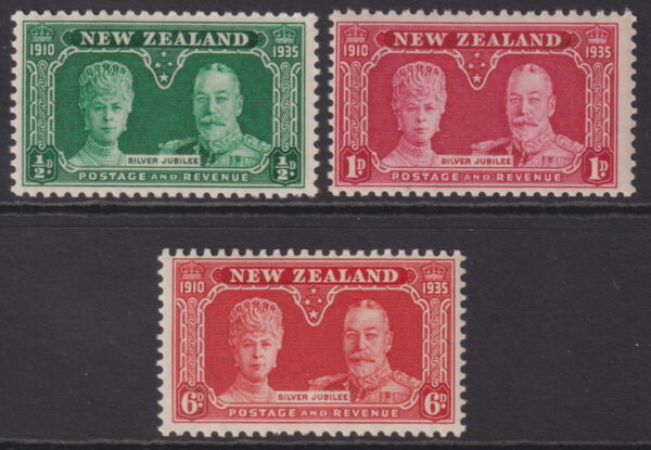 New Zealand - 1935 Silver Jubilee Set SG 373/5 MNH Cv £ 20 [E6641]