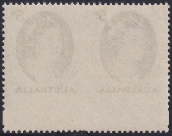 AUSTRALIA - 1964 5d GREEN QE2 Imperforate Pair  SG 354b MNH  [E6702]