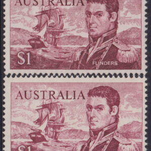 AUSTRALIA - 1973 $1 Navigator Perf 15 x 14  SG 401c MNH Cv £75 [E6709]