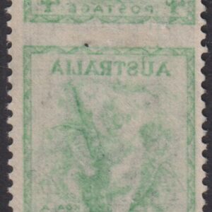 AUSTRALIA - 1942 4d GREEN Koala 'OFFSET' Variety  SG 188 FU Cv $175 [E6719]