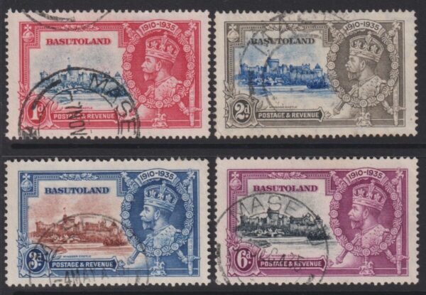 Basutoland - 1935 Silver Jubilee Set SG 11/14 FU Cv £ 17 [E6917]