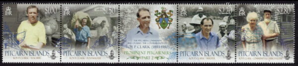 PITCAIRN ISLAND - 2011 'PROMINENT PITCAIRNERS - ROY CLARK' Strip of 4 MNH [E6504]