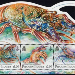 PITCAIRN ISLAND - 2013 'LOBSTERS' Miniature Sheet MNH [E6514]