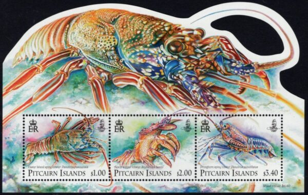 PITCAIRN ISLAND - 2013 'LOBSTERS' Miniature Sheet MNH [E6514]
