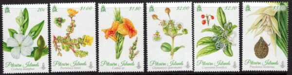 PITCAIRN ISLAND - 2014 'BOTANICA' Set of 6 MNH [E6494]