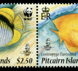 PITCAIRN ISLANDS - 2010 WWF 'CORAL REEF FISHES' Strip of 4 MNH [E6532]