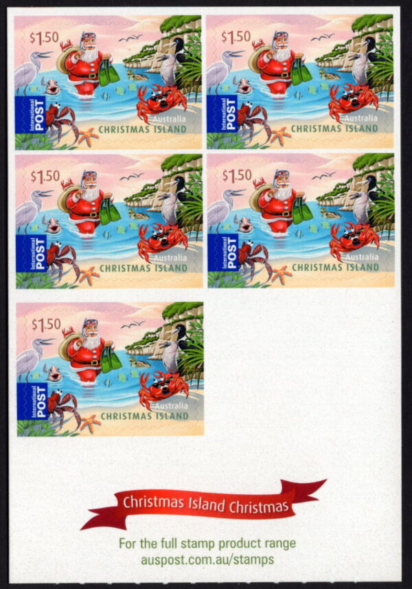 CHRISTMAS ISLAND - 2011 'CHRISTMAS' Self Adhesive Booklet MINT [E7759