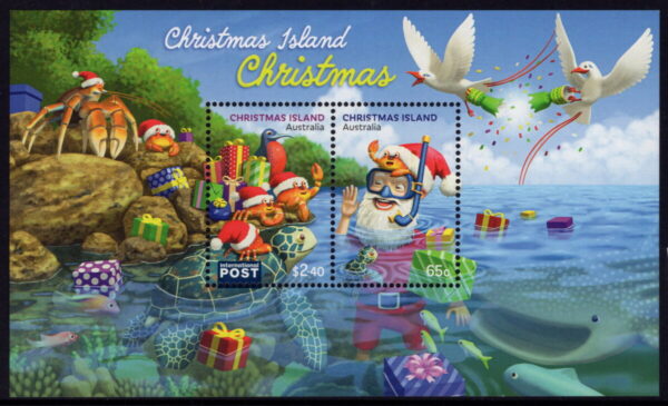 CHRISTMAS ISLAND - 2021 'CHRISTMAS' Miniature Sheet MNH [E7747]