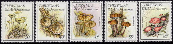 CHRISTMAS ISLAND - 1984 'FUNGI' Set of 5 MNH [E6979]