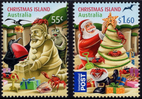 CHRISTMAS ISLAND - 2012 'CHRISTMAS' Pair MNH [E6985]