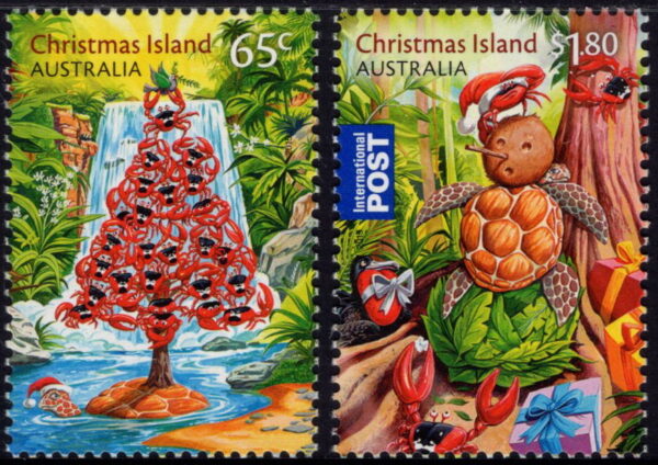 CHRISTMAS ISLAND - 2015 'CHRISTMAS' Pair MNH [E6983]