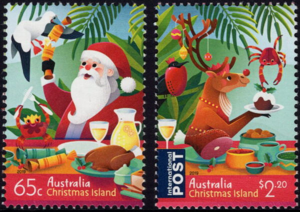 CHRISTMAS ISLAND - 2019 'CHRISTMAS' Pair MNH [E7002]