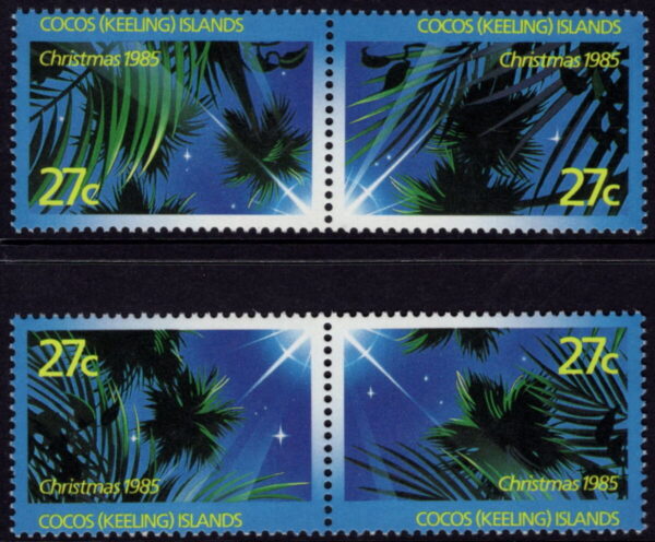 COCOS (KEELING) ISLANDS - 1985 'CHRISTMAS' Set of 4 MNH [E7421]